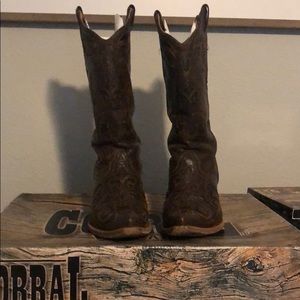 Corral women’s chocolate vintage lizard boots